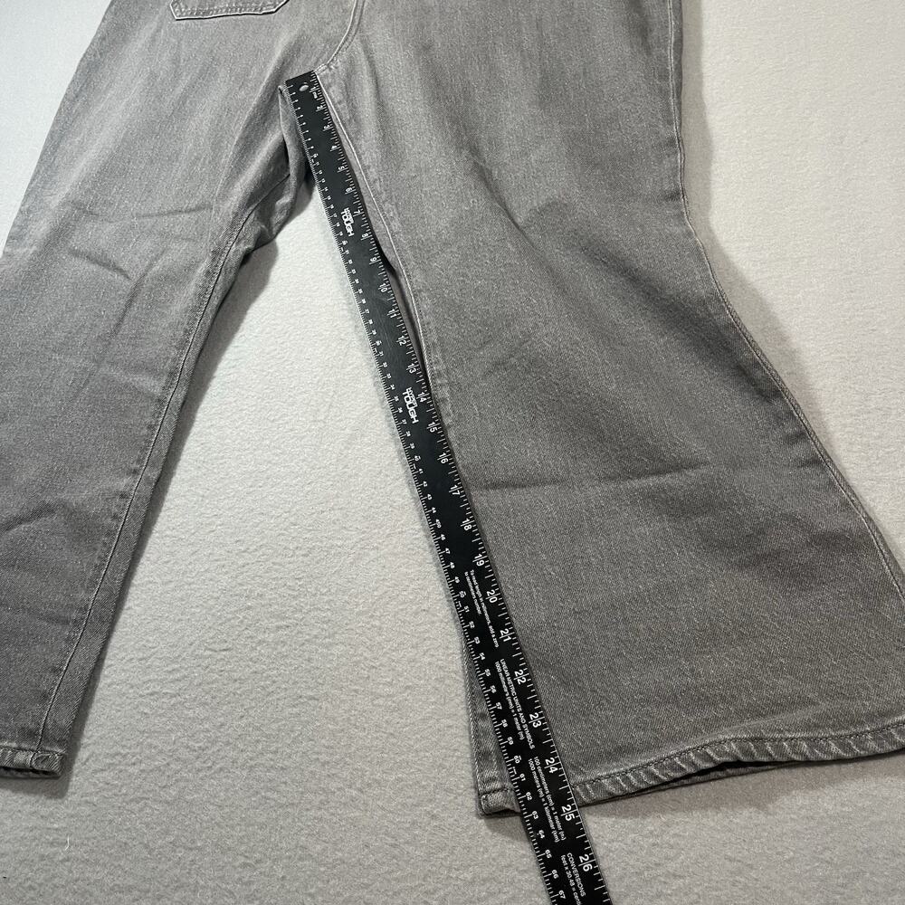 NWT Ann Taylor Loft The Kick Crop High Rise Curvy Fit Women's Size 33/16 P Gray - Picture 2 of 10
